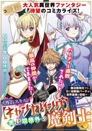 外れスキル【キャンセリング】実は規格外の魔剣士 魔法無効化する力で幼馴染パーティと世界最強を目指す
