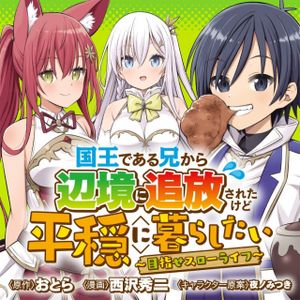 国王である兄から辺境に追放されたけど平穏に暮らしたい 目指せスローライフ